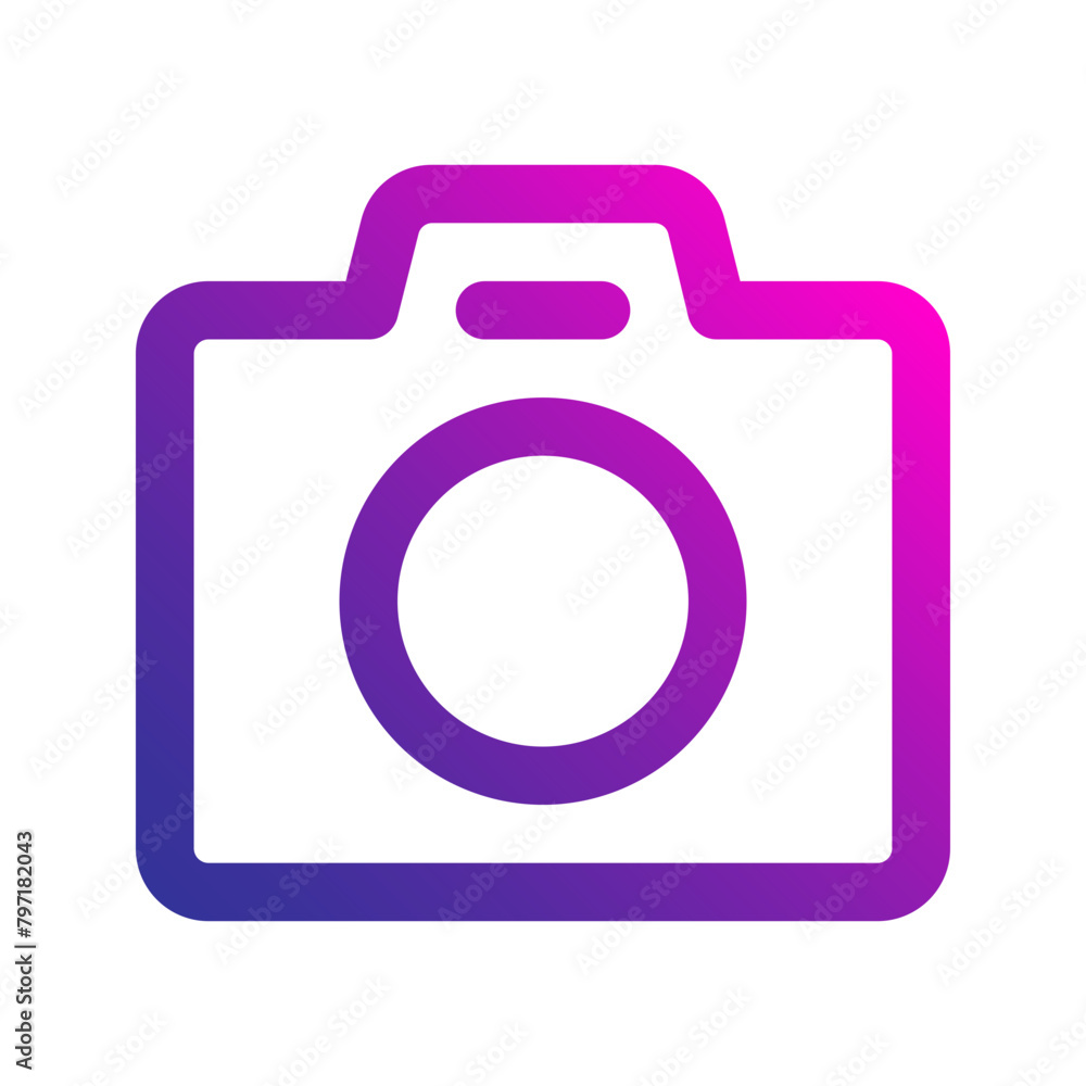 camera gradient icon camera gradient icon