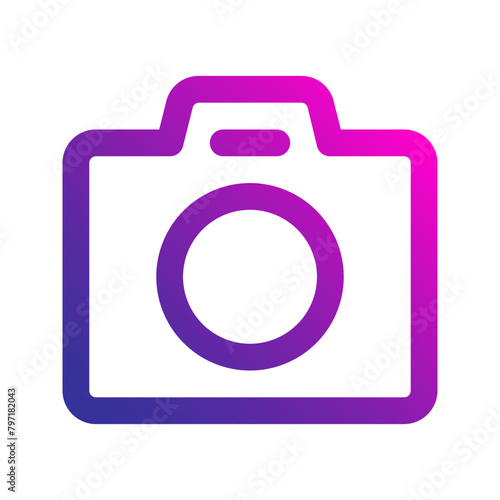 camera gradient icon