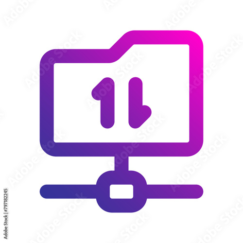 ftp gradient icon
