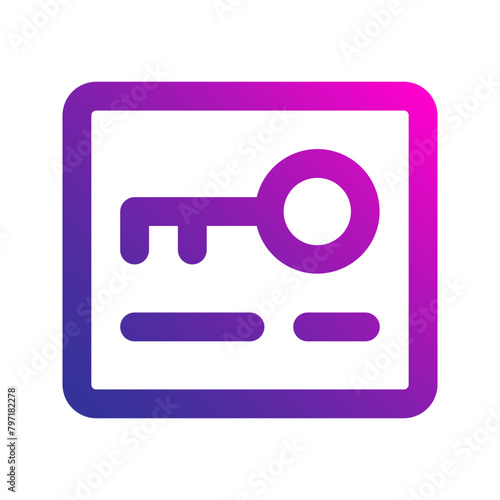 keyword gradient icon