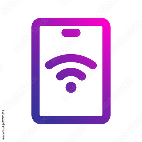 smartphone gradient icon