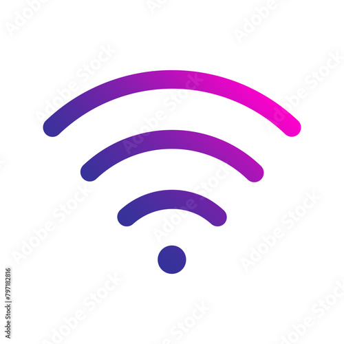 wifi gradient icon