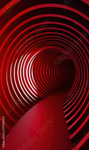 surreal red abstract background with optical illusions and abstract patterns  inviting viewers to explore its hidden depths   Hd Background