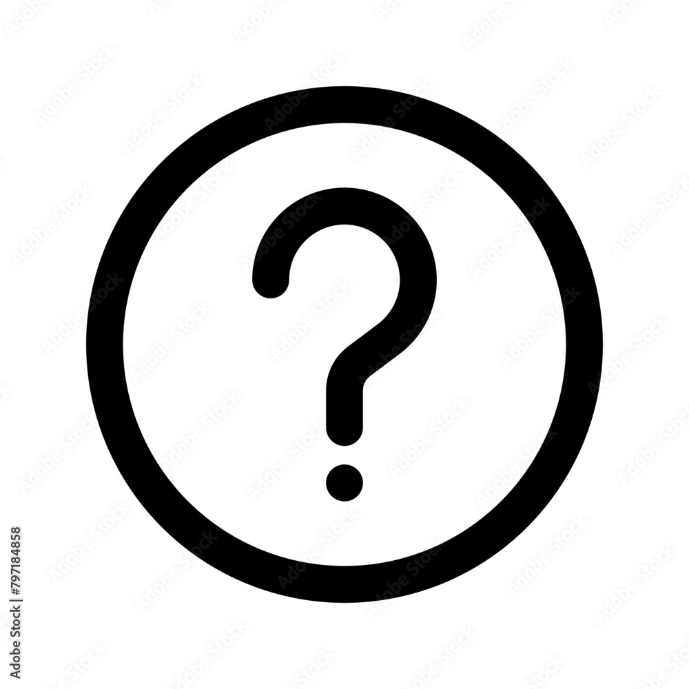question line icon question line icon
