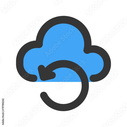 data recovery line color icon