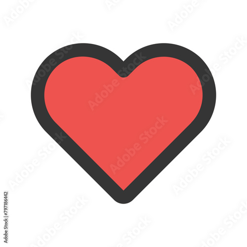love line color icon
