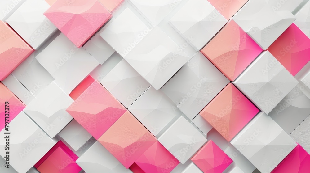 Immerse yourself in an abstract 3D modern square backdrop. Ai Generated. Immerse yourself in an abstract 3D modern square backdrop. Ai Generated.