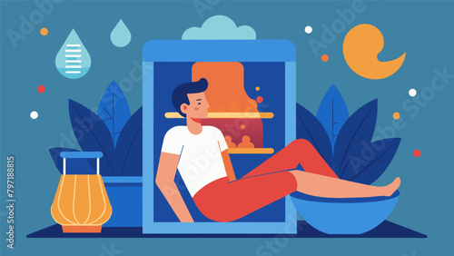 Unwind in the soothing heat of the infrared sauna and let your body release builtup toxins while promoting relaxation and stress relief..