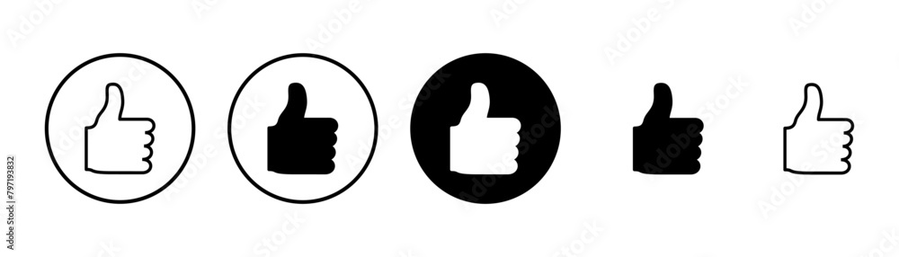 like icon vector isolated on white background. Thumbs up icon. social media icon like icon vector isolated on white background. Thumbs up icon. social media icon