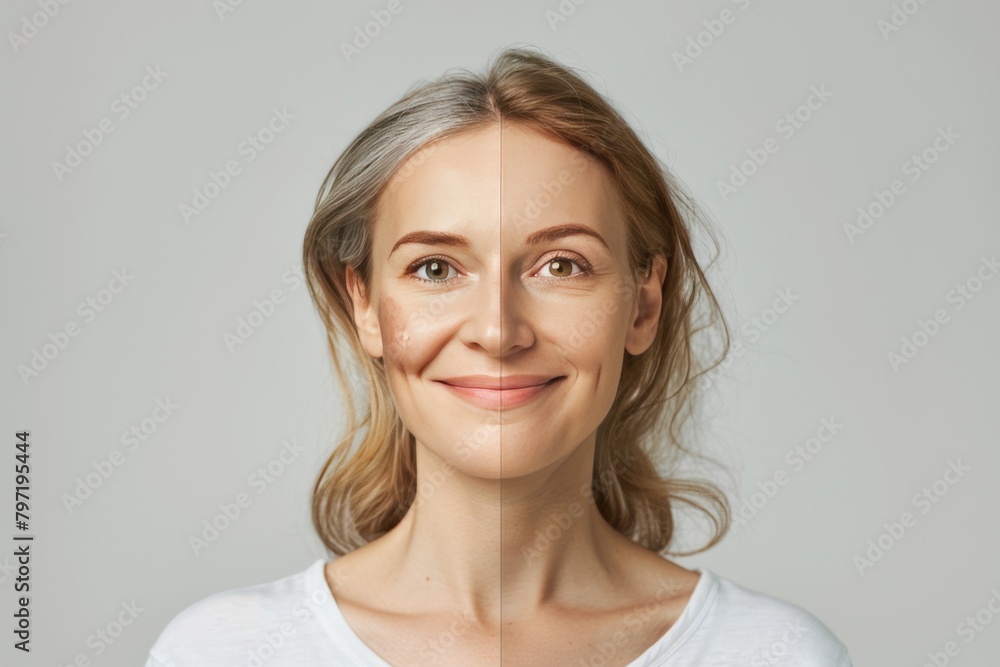 Lifes aging transitions depicted through skincare effectiveness and wellness strategies, emphasizing aging division and tips in the aging population for face divide. Lifes aging transitions depicted through skincare effectiveness and wellness strategies, emphasizing aging division and tips in the aging population for face divide.