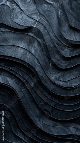 Abstract dark wavy texture background