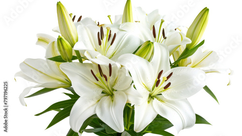 White Lily flower 