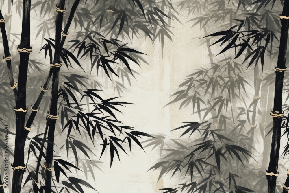 Bamboo stems repeated pattern backgrounds plant weaponry. Stock Photo ...