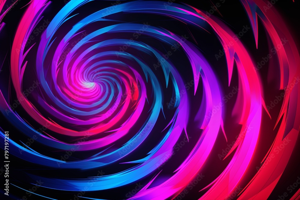 Abstract Neon Spiral Graphics: Dynamic Car Wrap Designs Abstract Neon Spiral Graphics: Dynamic Car Wrap Designs