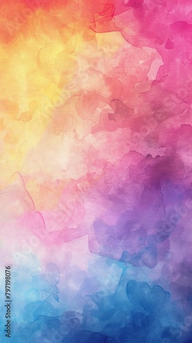Soft gradient watercolor backdrop. Abstract art with gentle color transitions. 