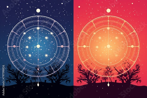 Zodiac Harmony: Celestial Constellation Gradients Cosmic Music Album Cover