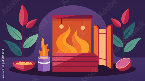 Feel the calming effects of ylangylang and sandalwood engulf you as you enter the infrared sauna transporting your mind to a state of deep relaxation..