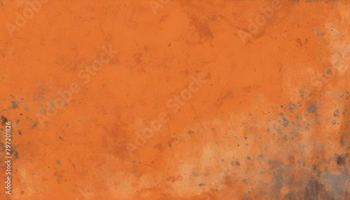 Orange Grunge Wall Texture Digital Painting Abstract Background Illustration Distressed Old Urban Design