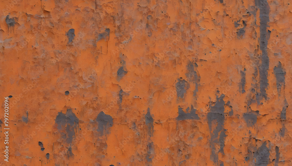 Orange Grunge Wall Texture Digital Painting Abstract Background Illustration Distressed Old Urban Design Orange Grunge Wall Texture Digital Painting Abstract Background Illustration Distressed Old Urban Design