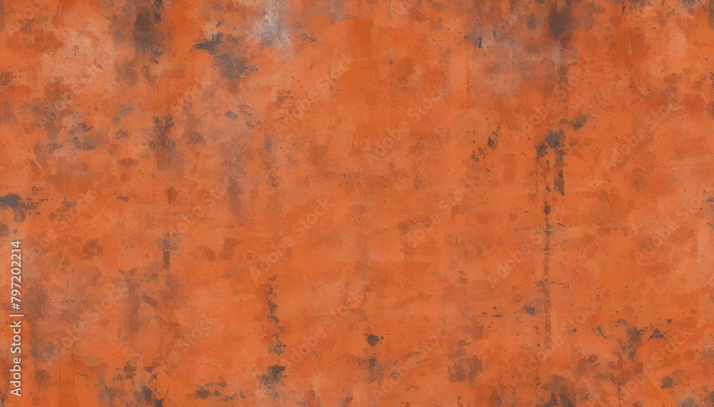 Orange Grunge Wall Texture Digital Painting Abstract Background Illustration Distressed Old Urban Design Orange Grunge Wall Texture Digital Painting Abstract Background Illustration Distressed Old Urban Design