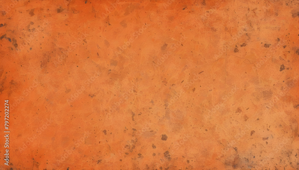 Orange Grunge Wall Texture Digital Painting Abstract Background Illustration Distressed Old Urban Design
