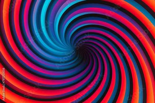 Hypnotic Optical Art Gradients: Motion Graphics Presentation Delight