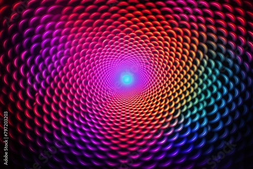 Hypnotic Optical Art Gradients: Trendy Nightclub Flyer Elegance