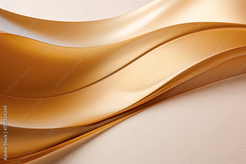 Fototapeta premium Molten Gold Liquefaction Gradients: Exclusive Elegance in a Luxury Brand Annual Report