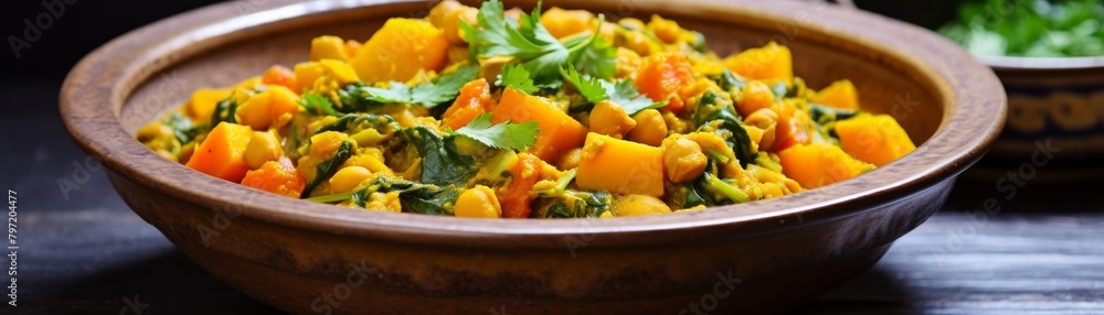 Safe and satisfying dairyfree, glutenfree chickpea stew, simmered to perfection and presented in soft beige tones with hints of yellow from turmeric Safe and satisfying dairyfree, glutenfree chickpea stew, simmered to perfection and presented in soft beige tones with hints of yellow from turmeric