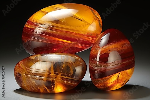 Wallpaper Mural Prehistoric Fossil Amber Gradients Geological Exploration Website - Unique Digital Image Torontodigital.ca