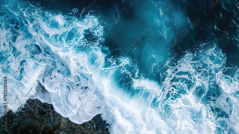 ocean breaks on shore. ocean breaks on shore.