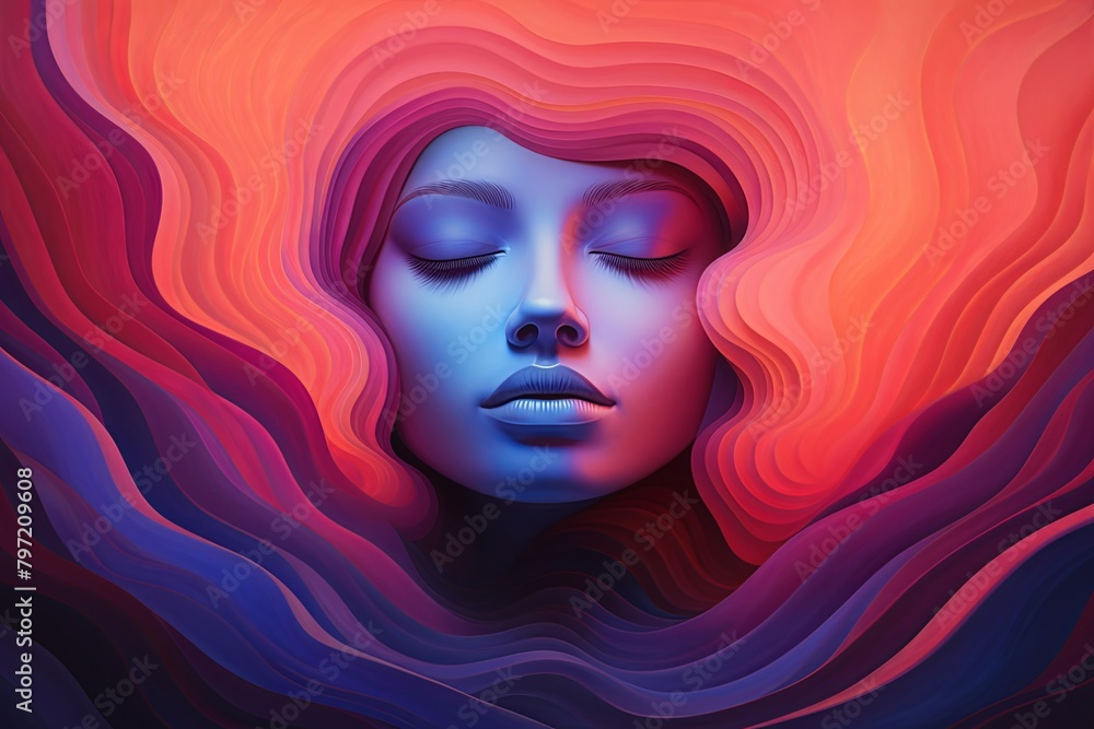 Transcendent Mind's Eye Gradients: A Digital Art Exhibition of Mindfulness