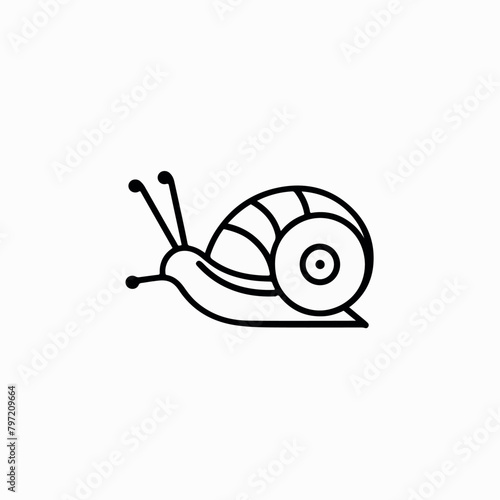 Snail in cartoon, doodle style. Image for t-shirt, web, mobile apps and ui. Isolated 2d vector illustration in logo, icon, sketch style, Eps 10. AI Generative