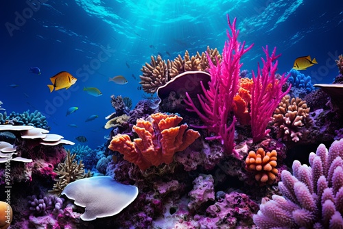 Wallpaper Mural Tropical Coral Reef Gradients: Captivating Underwater Photography Gallery Torontodigital.ca