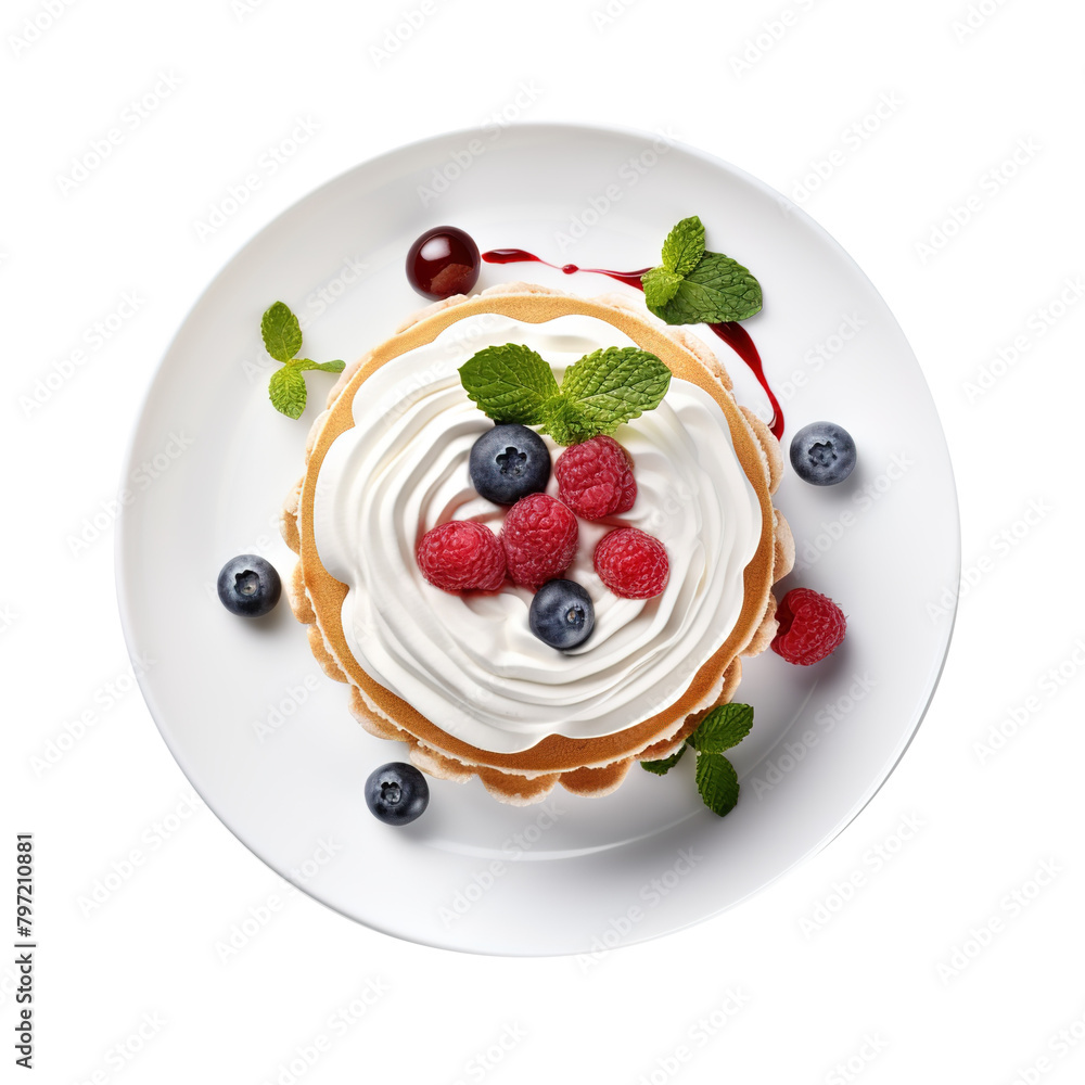 pancakes with berries on transparent background, clipping path, png, pancakes with berries on transparent background, clipping path, png,