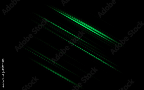 Background black and green dark are light with the gradient is the Surface with templates metal texture soft lines tech gradient abstract diagonal background silver black sleek with gray. © Kamjana