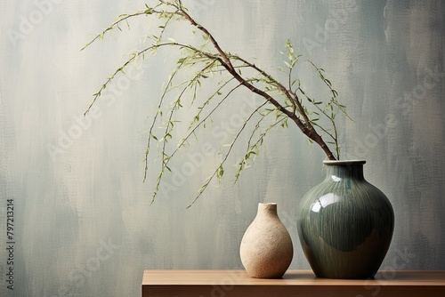 Whispering Willow Tree Gradients - Nature-Inspired Home Decor Catalog Masterpiece