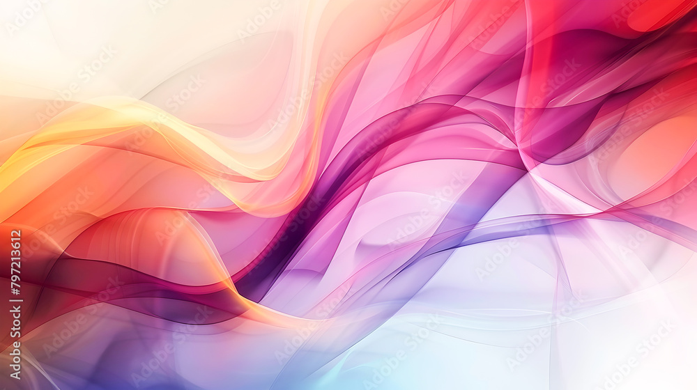 Vibrant Colorful Abstract Waves Background in Magenta and Amber Vibrant Colorful Abstract Waves Background in Magenta and Amber