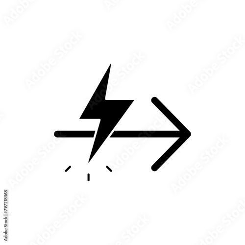 discription concept line icon. Simple element illustration. discription  concept outline symbol design. photo