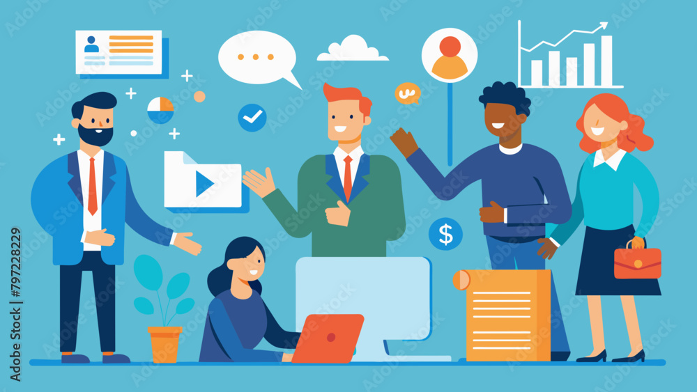 A successful businessman and his appearance vector illustration A successful businessman and his appearance vector illustration
