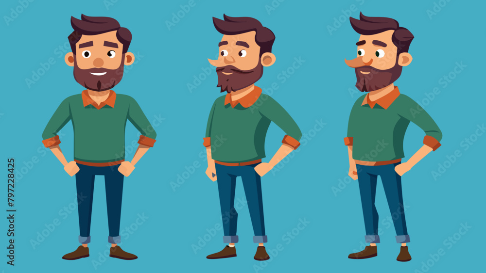 A few people vector illustration A few people vector illustration