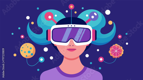 A virtual reality headset that pairs neural stimulation with immersive relaxation exercises to help combat panic attacks and phobias..