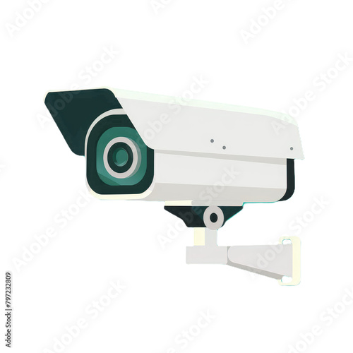CCTV, surveillance and security camera icon 