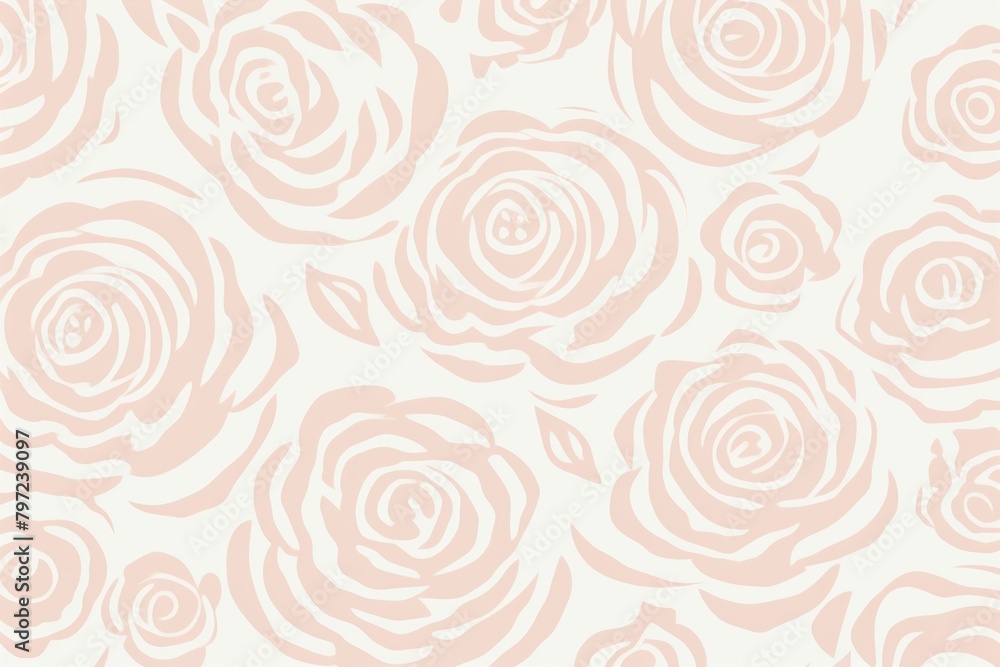 Stroke painting of rose pattern backgrounds line. Stroke painting of rose pattern backgrounds line.