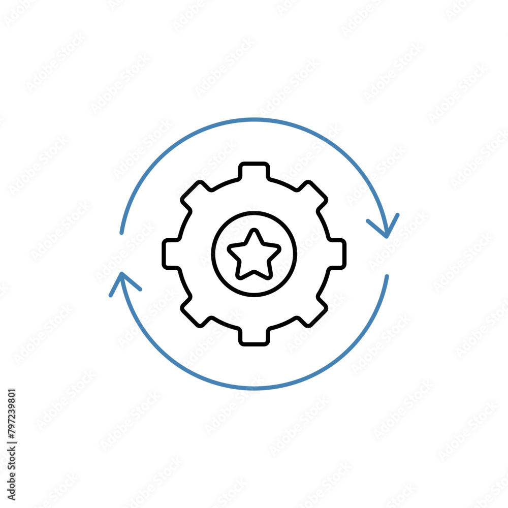 development concept line icon. Simple element illustration. development concept outline symbol design. development concept line icon. Simple element illustration. development concept outline symbol design.