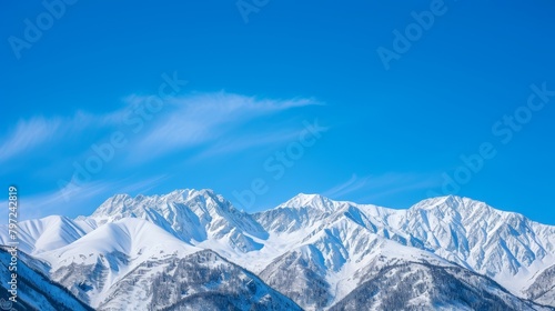 Beautiful mountain landscape with nature background