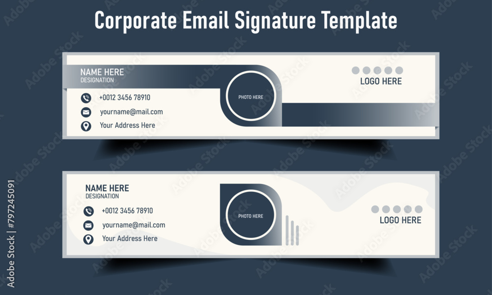 Corporate Email Signature template Corporate Email Signature template