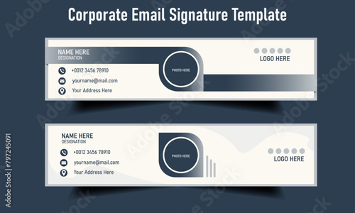 Corporate Email Signature template