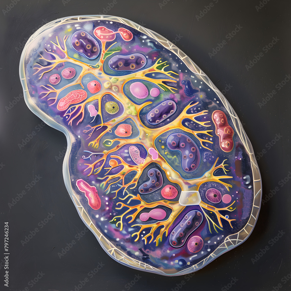 Mitochondria: Unraveling the Powerhouse of the Cell Stock Illustration ...