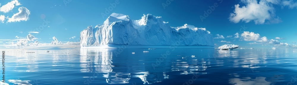 The visible portion of the iceberg.